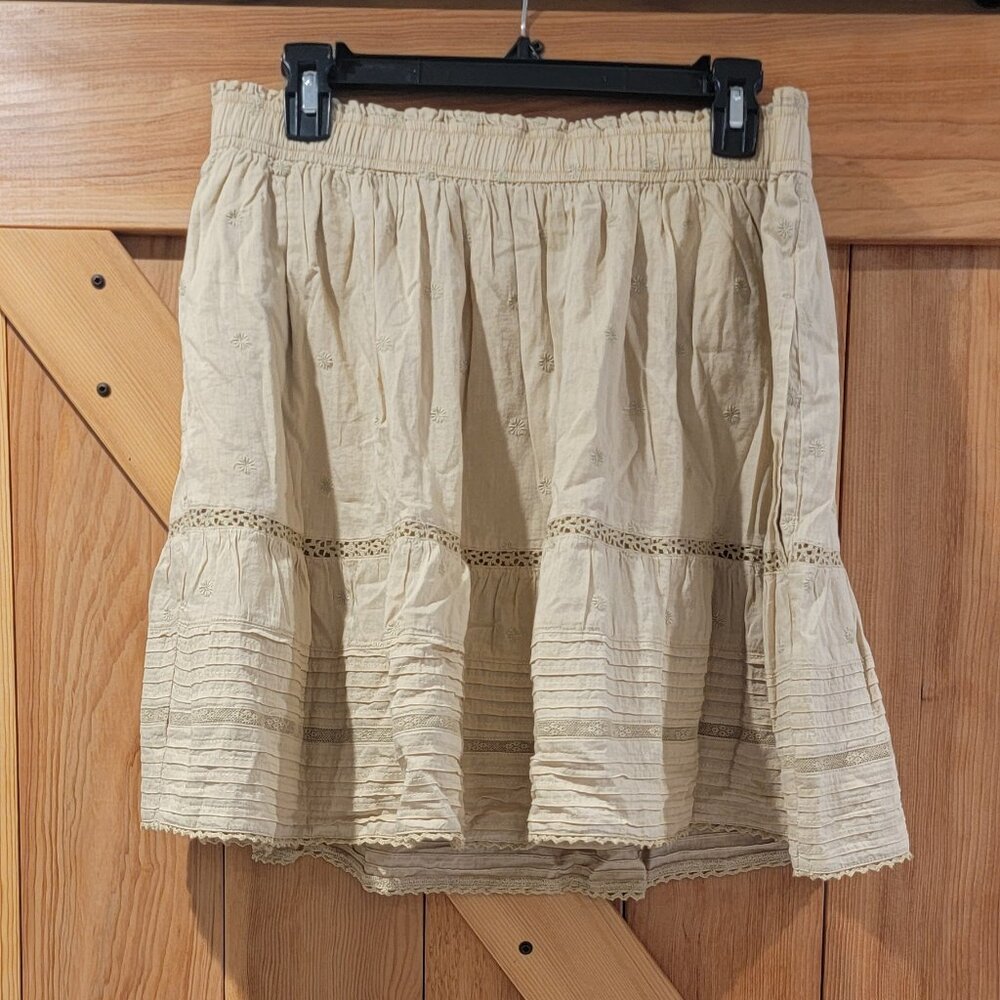 Gap Cotton Full Mini Skirt - Sz. XL